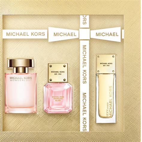 michael kors mini perfume set|michael kors cologne gift sets.